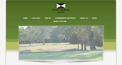 Desktop Screenshot of kingscrossinggolfclub.com