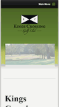 Mobile Screenshot of kingscrossinggolfclub.com